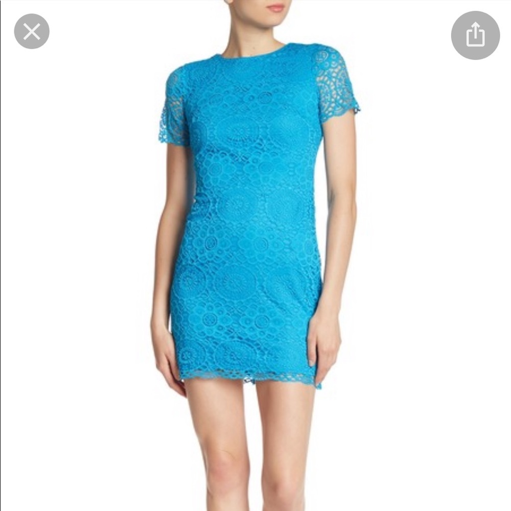 Size 12 NWT Shelli Segal Lace Mini Dress